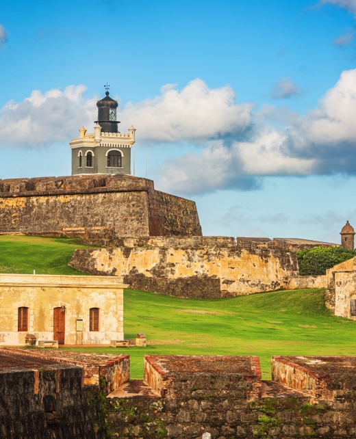 San Juan, Puerto Rico at Castillo San Felipe del Morro.